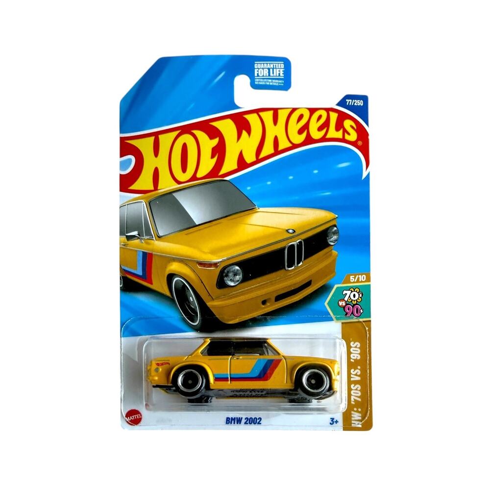 Hot Wheels BMW 2002 Blue & Yellow HW ’70s vs ’90s Lot (2 Cars) - Picture 3 of 13